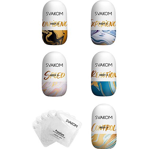 SVAKOM Hedy X-5 Mixed Textures Masturbator Eggs