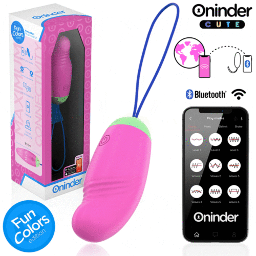 ONINDER CUTE Vibrating Egg with Wave Motion Control
