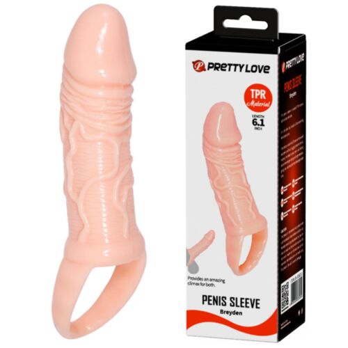 Penis Sleeve Pretty Love Breyden with Testicle Restraint