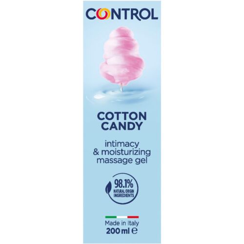 Massage Gel Control Cotton Candy 200ml for Hydration