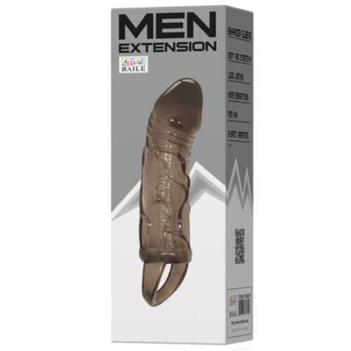 Penis Extender Sleeve BAILE For Him 13.5 cm with Strap