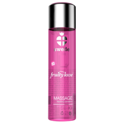 Massage Oil SWEDE Fruity Love with Warming Raspberry Effect