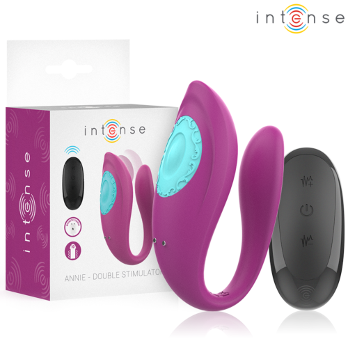 Vibrator INTENSE ANNIE U-Shaped with Remote Control