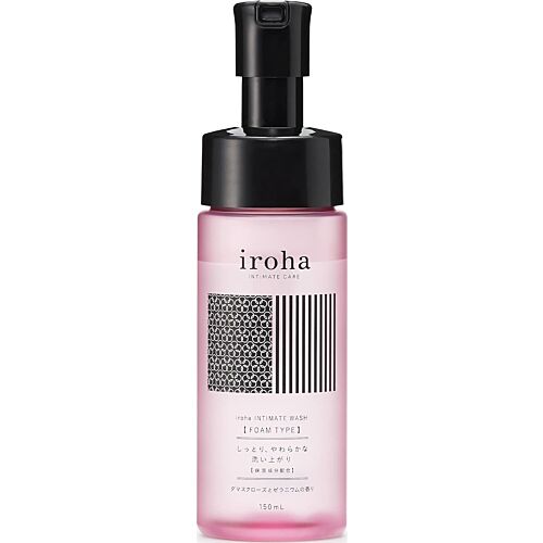 Intimate Care Wash Iroha Damask Rose & Geranium Foam Soap