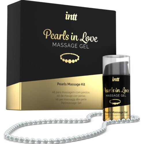 Massage Kit INTT Pearls In Love with Silicone Gel and Necklace