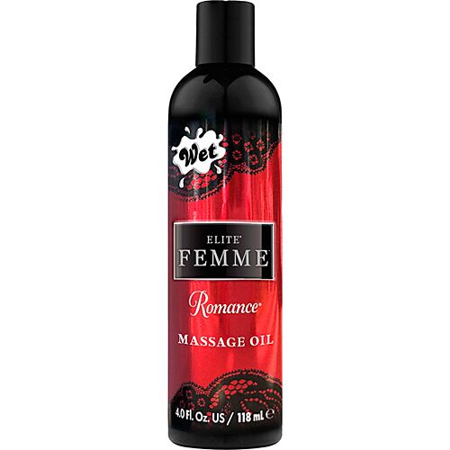 Massage Oil Wet Inttimo Romance 120 ml with Cedar and Patchouli