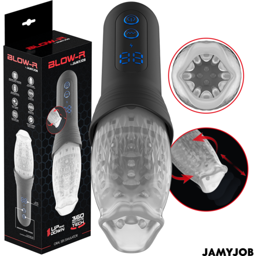 JAMYJOB BLOW-R Masturbator with Thrusting and Rotation