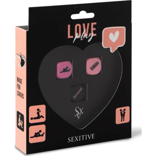 SEXITIVE Love Play — 3 Erotic Dice for Couples