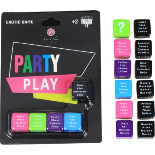 Party Game Dice SECRETPLAY for Daring Fun with Friends