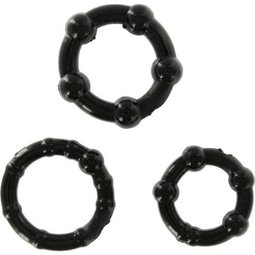 Set of Three Penis Rings by Seven Creations