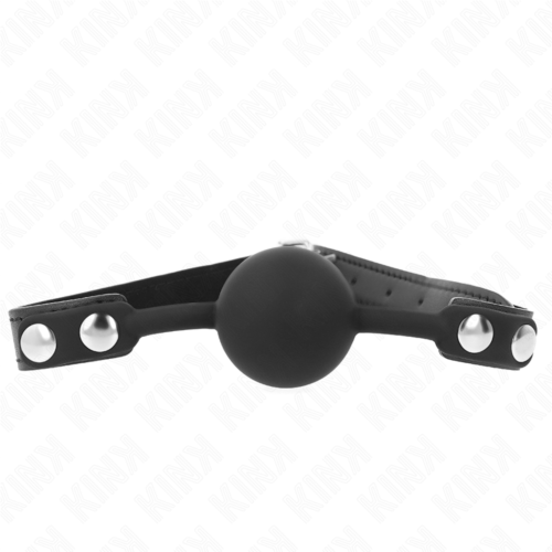 Gag KINK Collar & Gag Model 1 Silicone Ball 4 cm