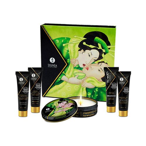 Shunga Secret Geisha Green Tea Couples Kit