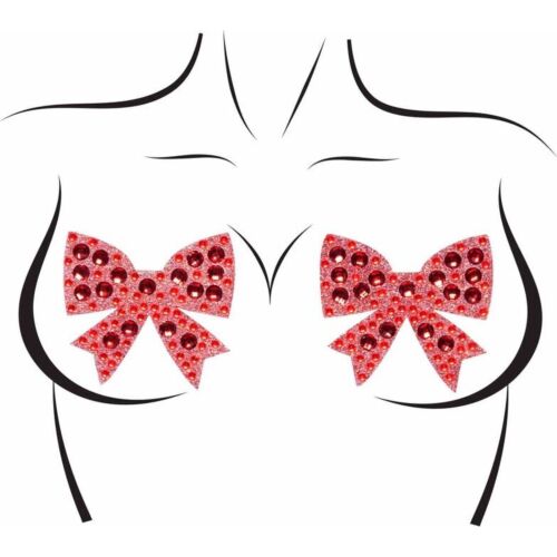 Nipple Covers Leg Avenue Bows - Rhinestone Design