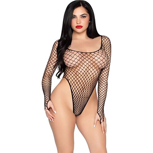 High-Cut Bodysuit by Leg Avenue