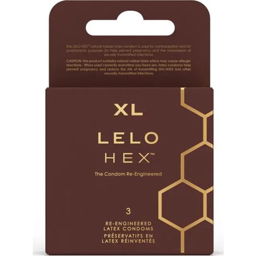 LELO HEX Respect XL Condoms - Enhanced Comfort for Larger Sizes