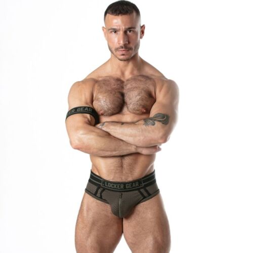 Mens Sport Mesh Jock Brief Locker Gear