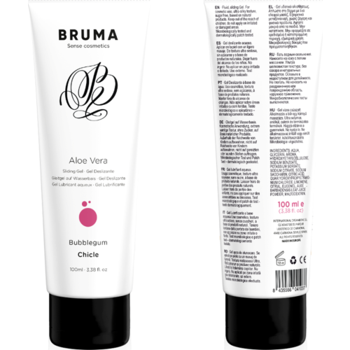 Aloe Vera Glide Gel by BRUMA - Bubblegum Flavour