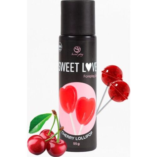 SECRETPLAY Cherry Lollipop Edible Lubricant 60ml