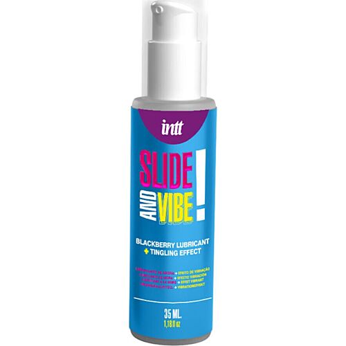 Vibrating Lubricant INTT RELEASES 35 ML with Blackberry Flavour