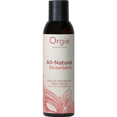 Orgie All-Natural Strawberry Water-Based Lubricant