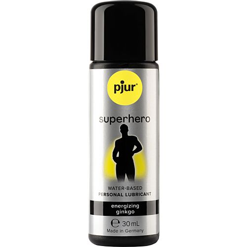 Lubricant Pjur Superhero Glide 30 ml with Energising Ginkgo