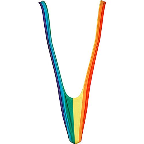 Men's Rainbow Mankini by Out Of The Blue