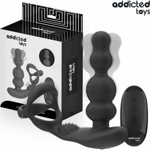 Prostate Massager Addicted Toys Remote Control with Rotating Head