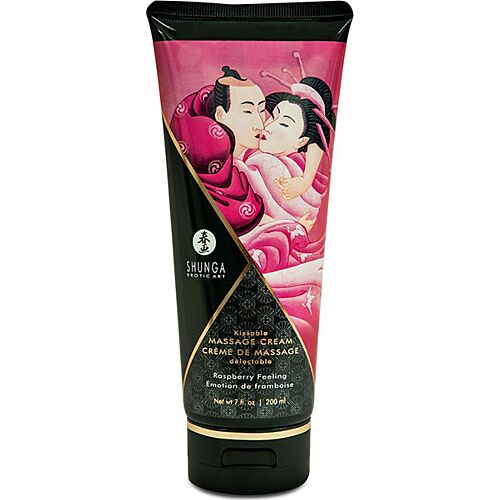Massage Cream by Shunga Raspberry Feeling for Sensual Play