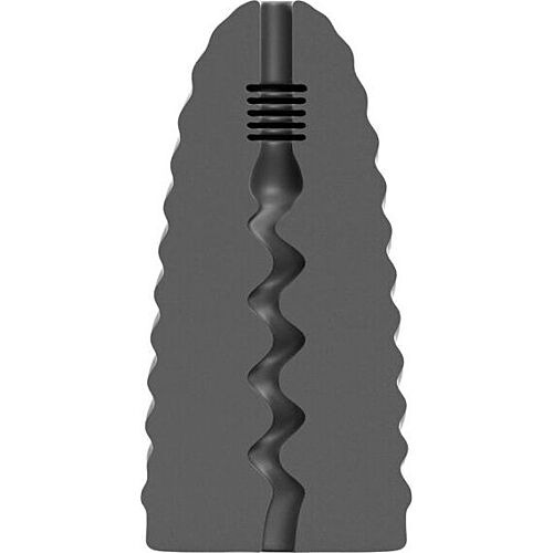 ALL BLACK Loop Model 1 Masturbator for Oral Simulation