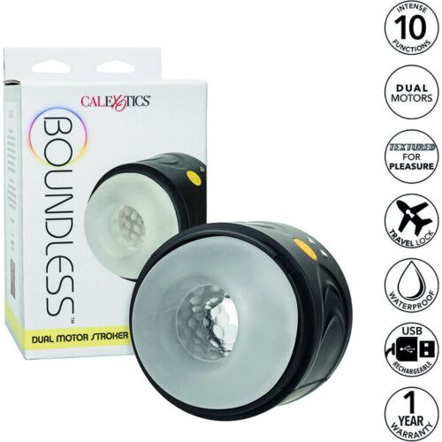 CalExotics Boundless Dual Motor Stroker for Intense Pleasure