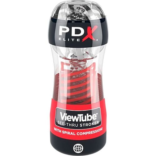 Masturbator PDX ELITE ViewTube 2 with Ribbed Interior