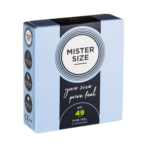 MISTER SIZE Condoms 49MM - Optimal Fit for Sensitive Sex
