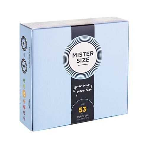 Condoms MISTER SIZE Size M 53mm for Enhanced Sensations