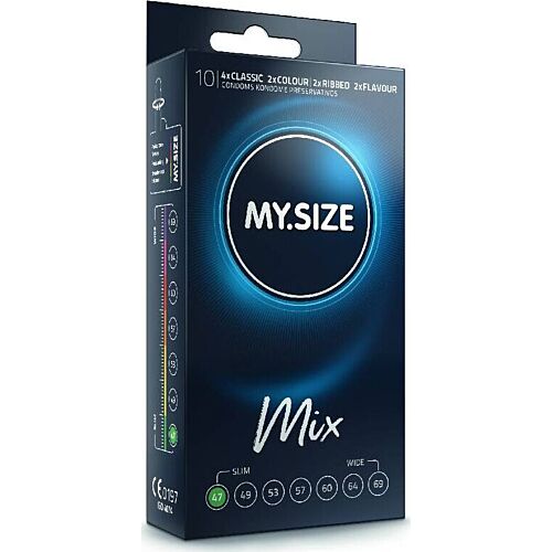 MY SIZE MIX Condoms 47 MM - Adjustable Width and Variety
