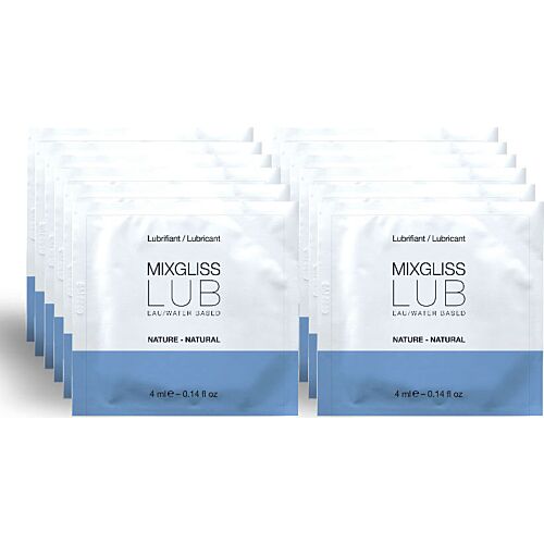 Water-Based Lubricant MIXGLISS 12 Single Dose with Nutritional Benefits
