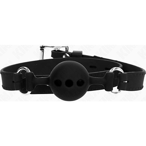 KINK Ball Gag with Soft Silicone | Adjustable 35-51 cm