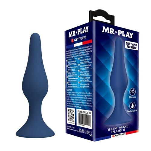 Anal Plug MR PLAY Slim Size S with Ergonomic Design