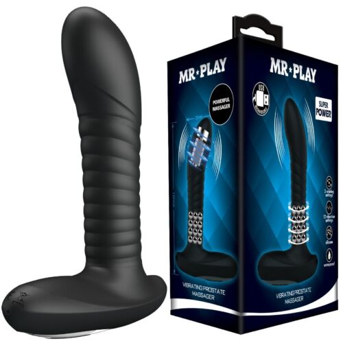 Prostate Massager MR PLAY with Vibration and Rotation Features