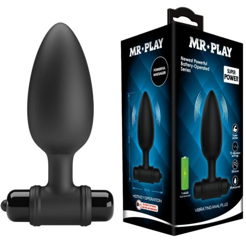 Anal Plug MR PLAY Super Power with Vibration