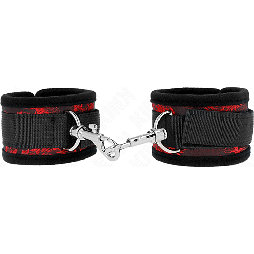 Wrist Restraints KINK - Scandal Red-Black Design