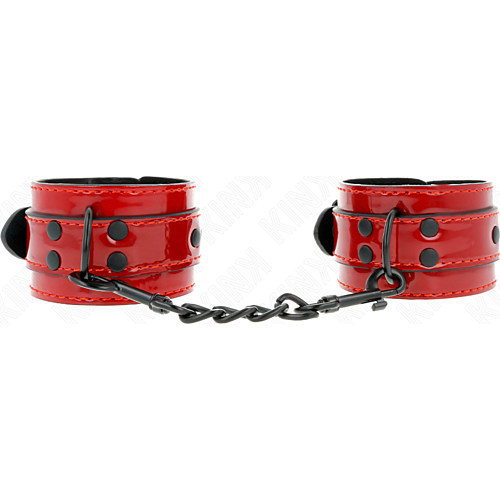 Wrist Cuffs KINK - Dark Red 23 x 5 cm for Control