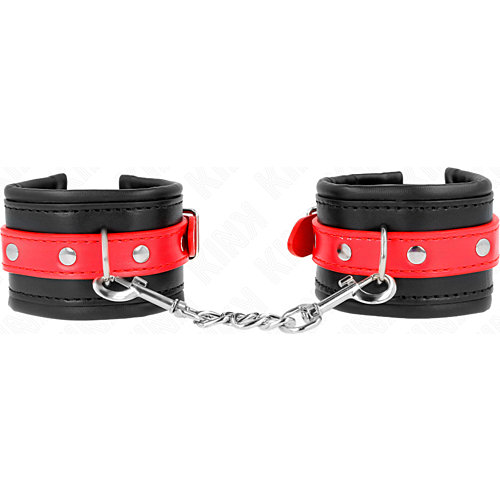 Wrist Cuffs KINK Adjustable with Red Belt