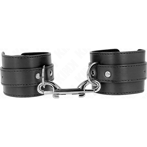 Wrist Restraints KINK Adjustable Leather Cuffs with Rivets