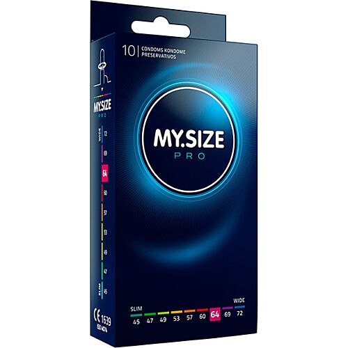 MY SIZE PRO Condoms 64 MM - Custom Fit and Ultra-Sensitive