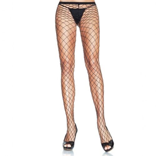 Leg avenue black panties net with lurex