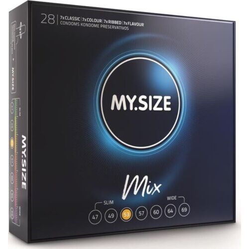 MY SIZE MIX Condoms 53MM - Variety Pack for Every Preference