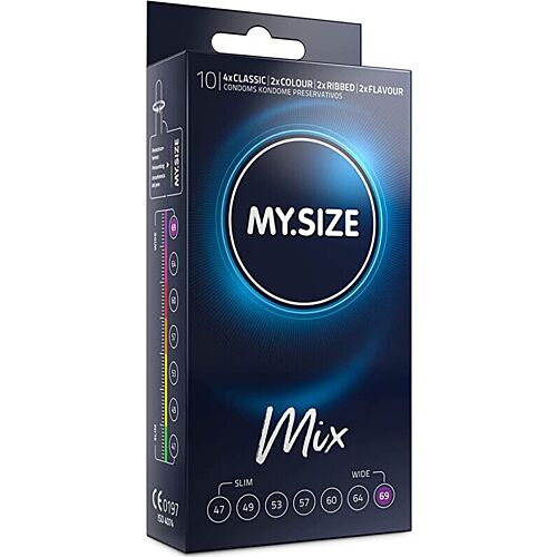MY SIZE MIX Condoms 69 MM - Variety Pack for Every Mood