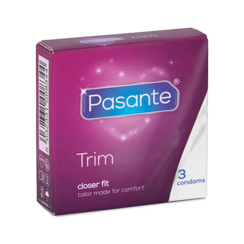 Condom Pasante Trim 3 Pack | 49mm Nominal Width