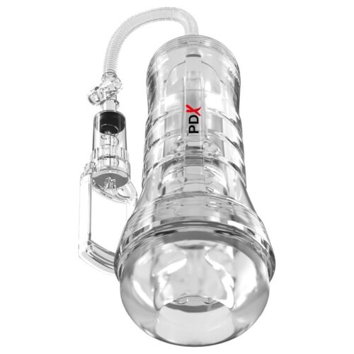 Masturbator PDX ELITE VIEWTUBE VAC XXL with Suction Pump