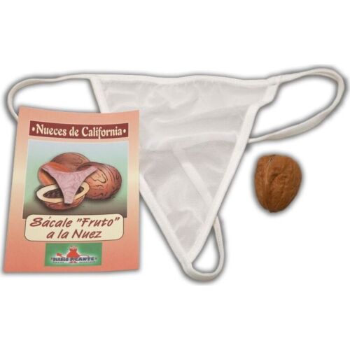 Novelty Item Diablo Picante Walnut with Surprise Thong